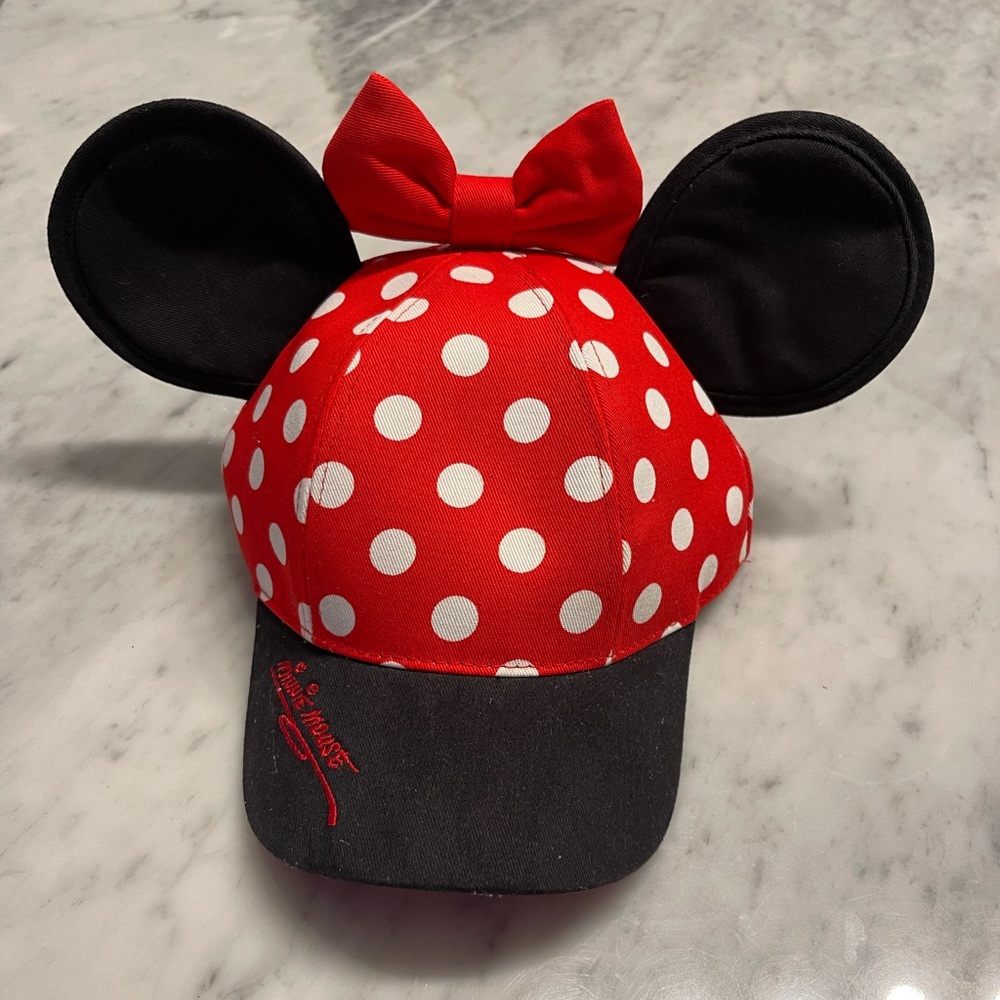 Disney park minnie mouse ears hat